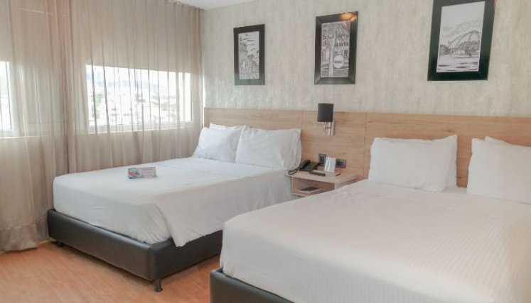 Habitaciones multifamiliares y con todo el confort y servicios están en el Hotel Casino Internacional./Foto cortesía