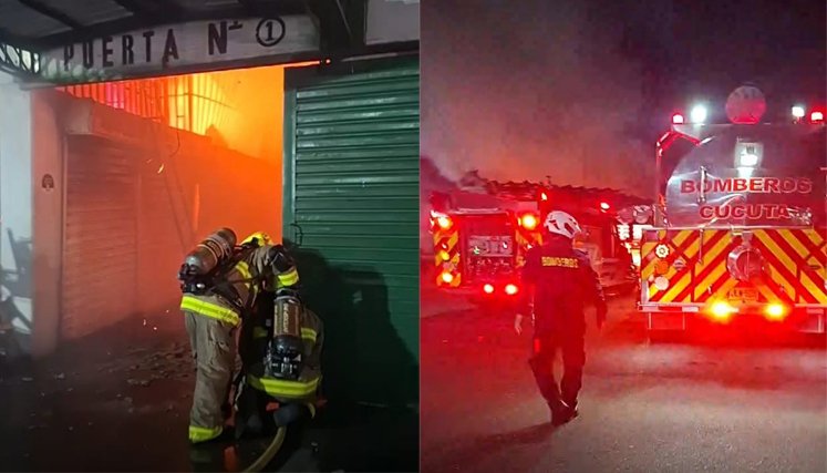 Incendio en Cenabastos. 