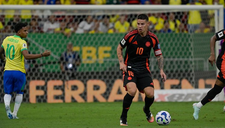 James Rodríguez, Selección Colombia 2025. 