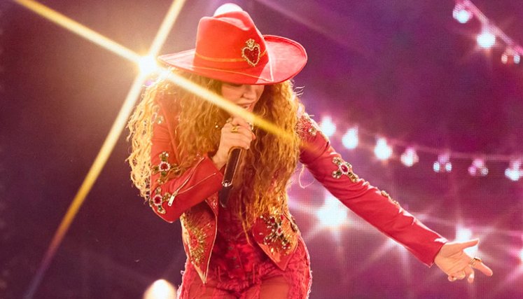 Shakira en México. Foto tomada de las redes sociales de Shakira