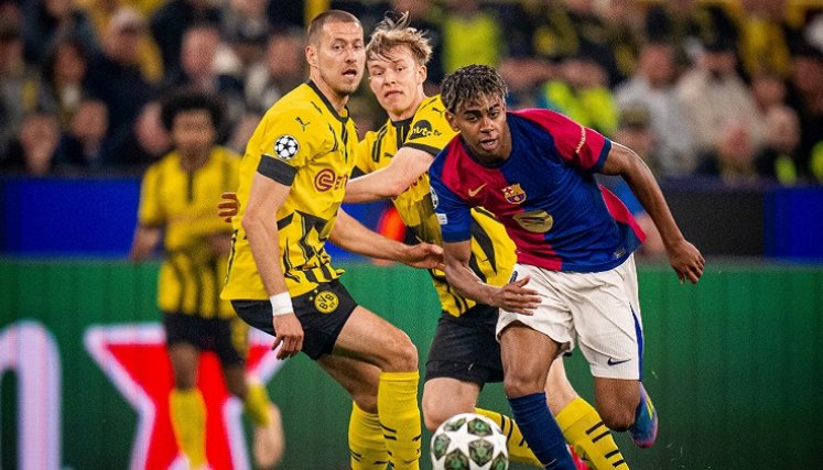 El Barcelona perdió 3-1  frente al Dortmund.