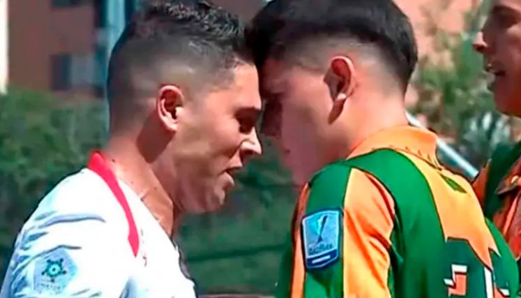 Expulsión de Juanfer Quintero.  Foto: captura de pantalla