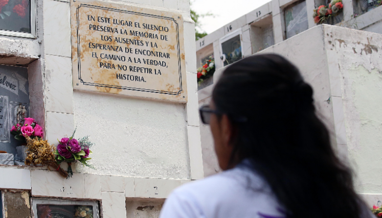 Búsqueda de víctimas del conflicto armado.