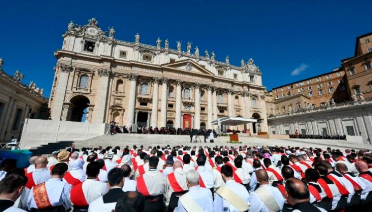 Misa exequial del papa Francisco. Foto Vatican media