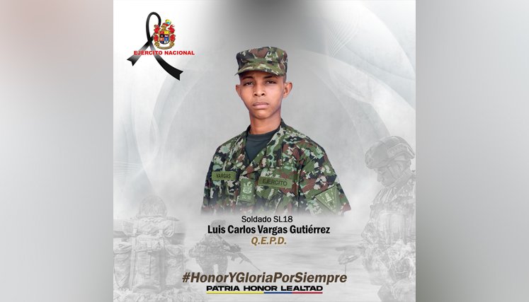 Soldado asesinado. 