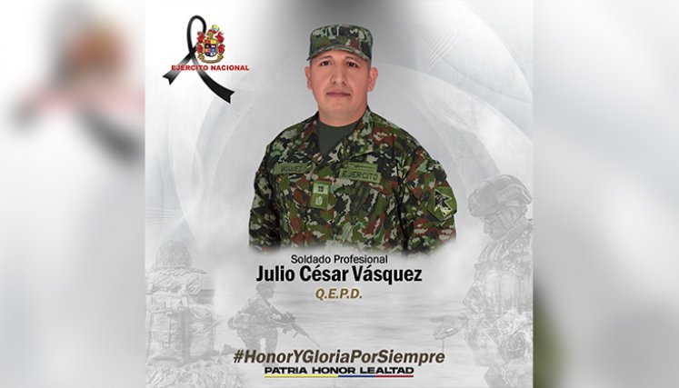 Soldado muerto ejército. / Foto: Cortesía.