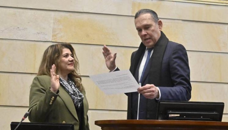 La senadora cucuteña Lorena Ríos llega a la primera vicepresidencia del Senado./Foto cortesía