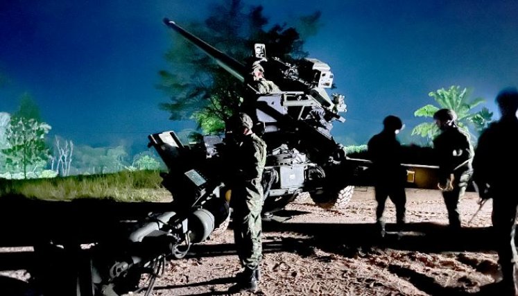 El Ejército tiene en el territorio artillería pesada/Foto Carlos Ramírez