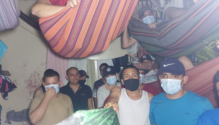 En el Centro Transitorio de Reclusión de la Policía Nacional se presenta sobrecupo.