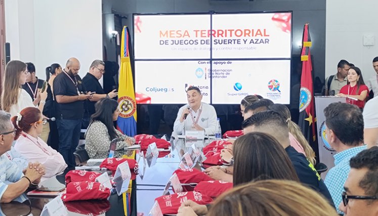 Mesa Departamental Territorial de Coljuegos. / Foto Leonardo Favio Oliveros-La Opinión