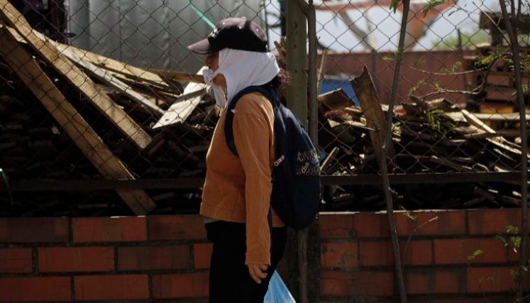 La temperatura normal en la ciudad debería rondar los 28 grados