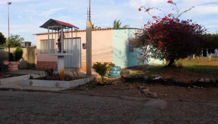 Salón Comunal en el barrio Alonsito fue construido por la misma comunidad