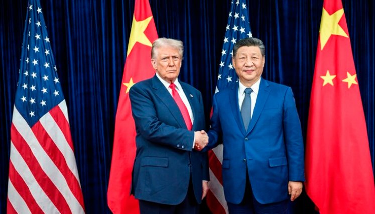 Los presidentes de Estados Unidos, Donald Trump, y China, Xi Jinping.