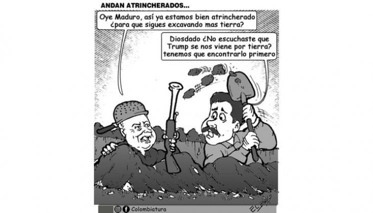 Andan atrincherados