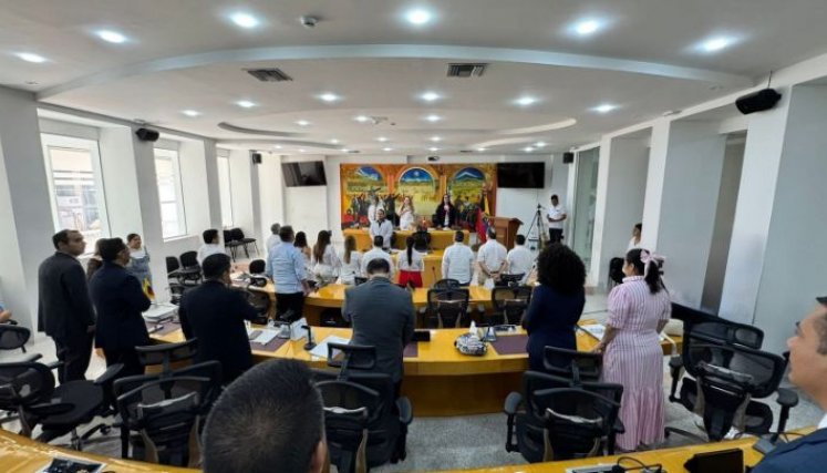 Concejo de Cúcuta en una sesión oficial./Foto cortesía