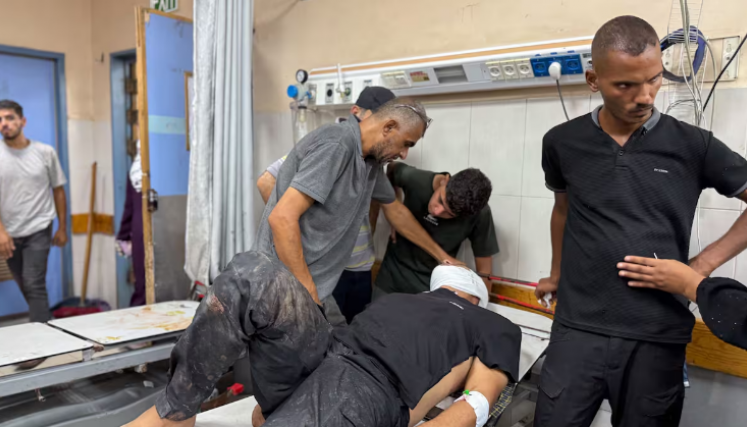 Heridos en Gaza