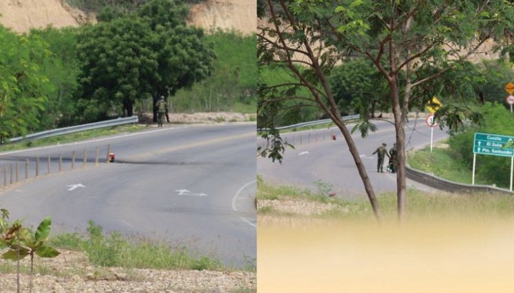 Cilindros explosivos, bloqueos y detonaciones controladas así avanza el paro del Eln en Norte de Santander