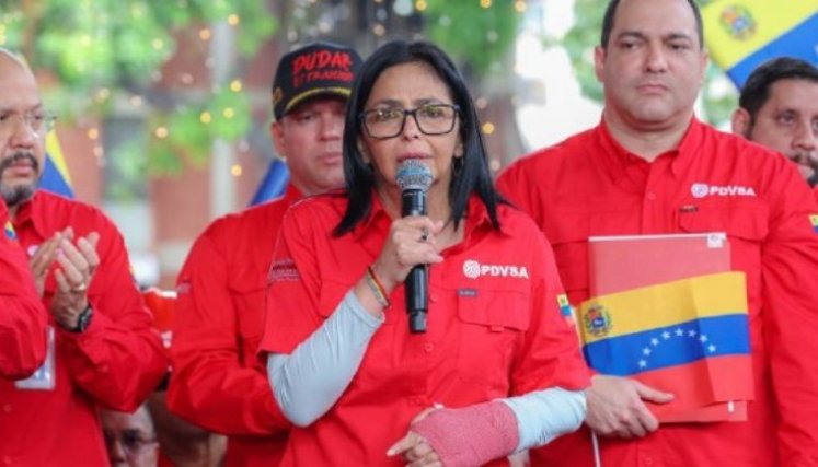 Delcy Rodríguez a EE.UU.
