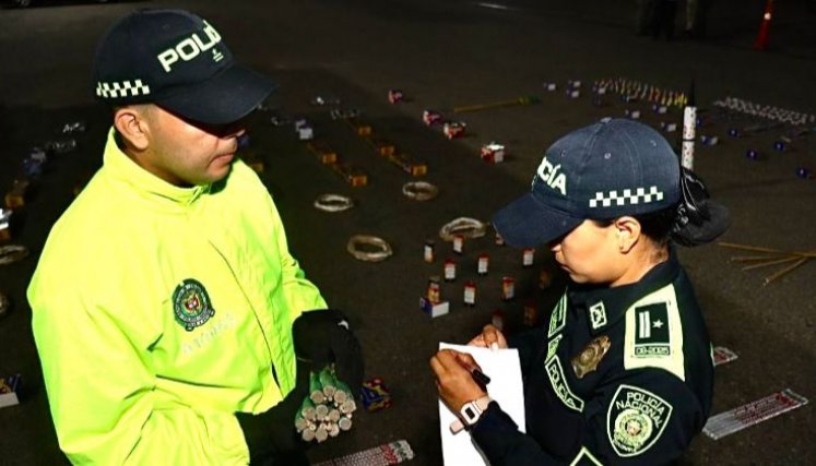 Policia incautó una tonelada de pólvora en diciembre de 2025
