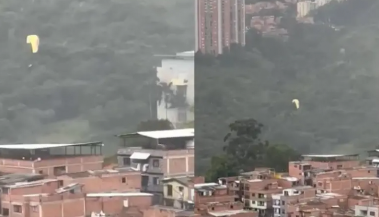susto de dos parapentistas