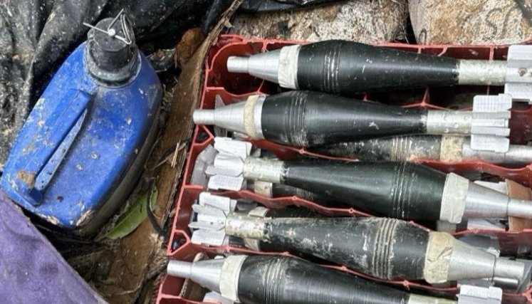 205 kilos de explosivos le incautó el Ejército al Eln