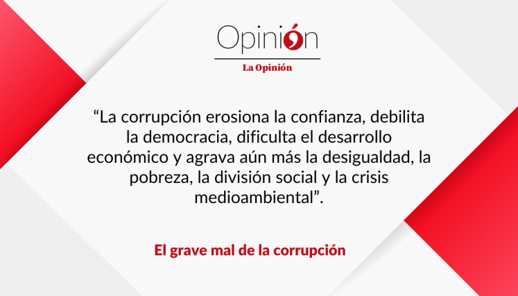 El grave mal de la corrupción