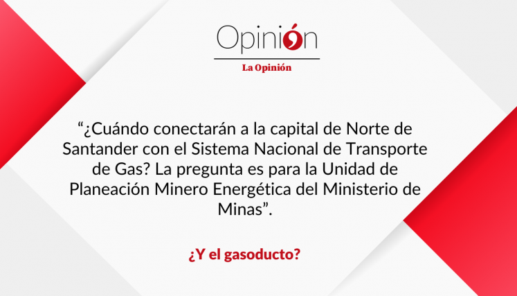 ¿Y el gasoducto?