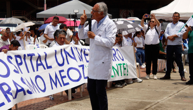 Ministro de Salud, Guillermo Alfonso Jaramillo, en Cúcuta. 