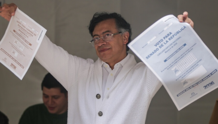 Petro fue a Votar