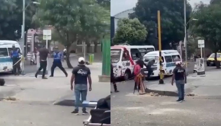 Transito agredido