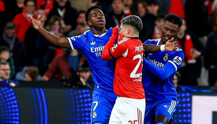 Gianluca Prestianni, jugador del Benfica de Portugal.