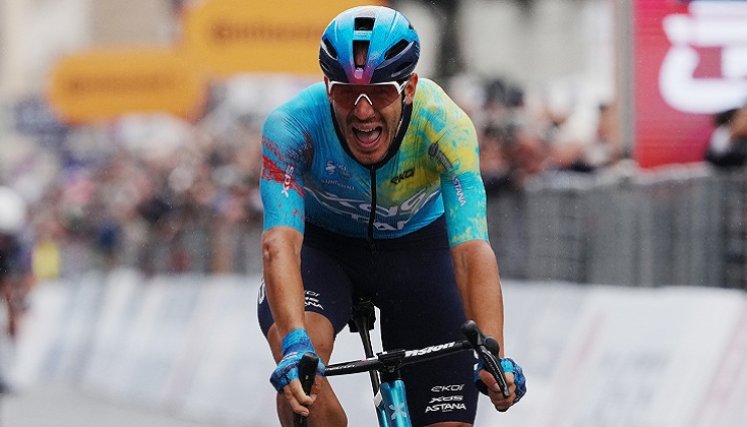 El italiano Davide Ballerini le dio la segunda victoria al XDS Astana en la 'corsa rosa'