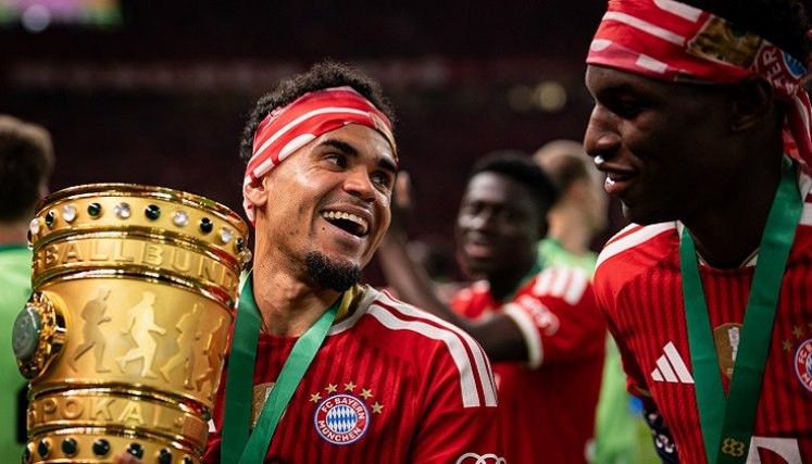 Luis Díaz fue una de las grandes figuras del Bayern Múnich en la temporada.
