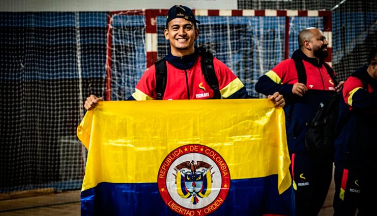 Daniel Villamizar, arquero de Selección Colombia de futsal para sordos