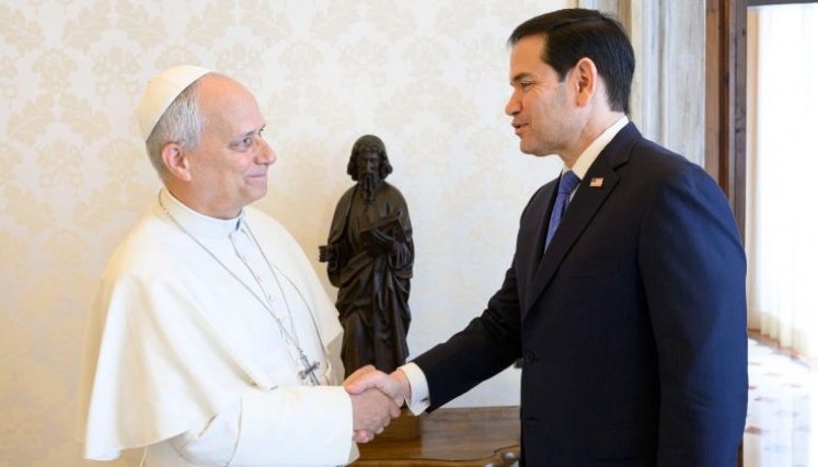 MARCO RUBIO Y EL PAPA LEON 