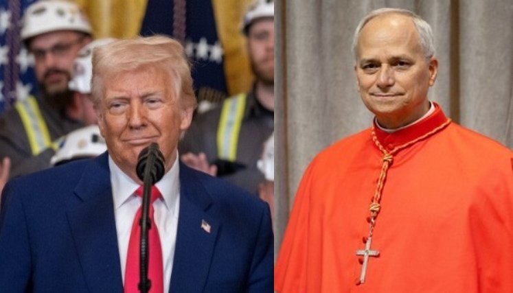 DONALD TRUMP Y EL PAPA LEON 