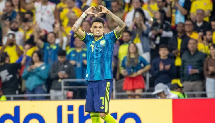 Colombia vs Uzbekistán. Lucho Díaz 17-06-26. Foto: Colprensa/El Colombiano.