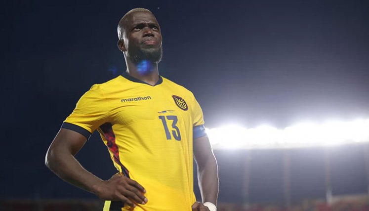 Enner Valencia, delantero de Ecuador. 