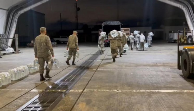 Envío de ayuda a Venezuela por terremotos. Captura de pantalla X: @COMANDANTE_FFMM