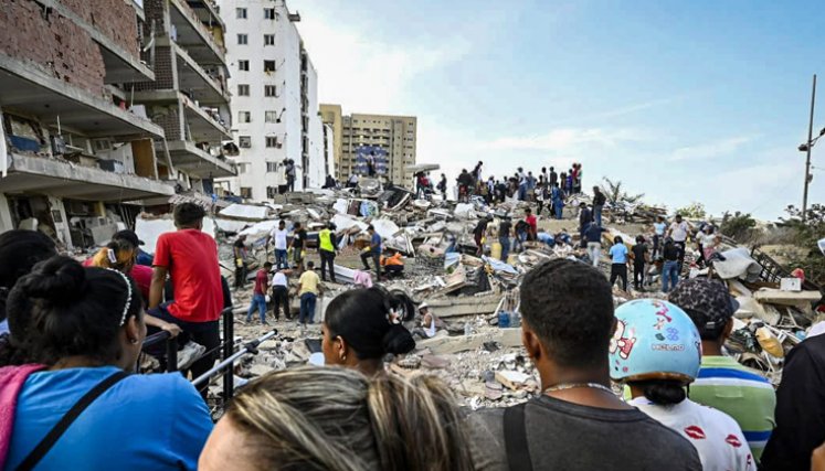 Foto Maxwell Briceño Venezuela terremoto