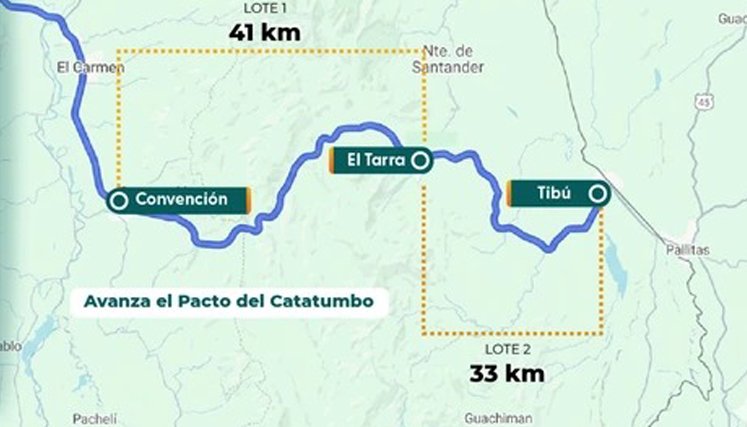 OBRAS DEL INVÍAS EN EL CATATUMBO Y LA LEJIA-SARAVENA 