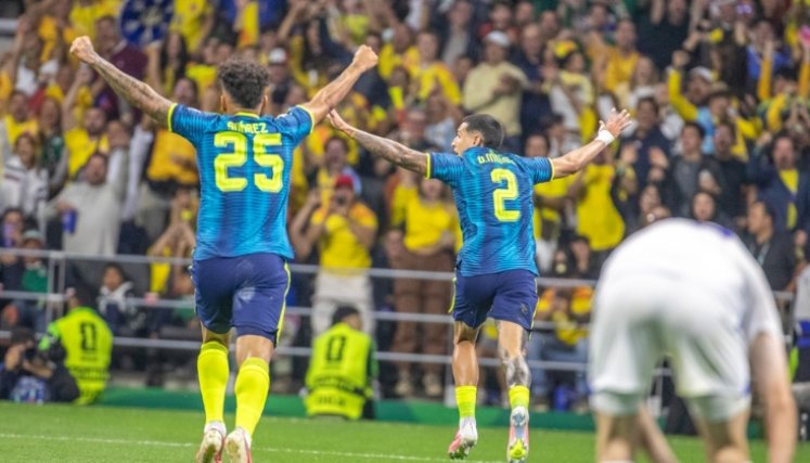 El primer gol llegó sobre el minuto 41