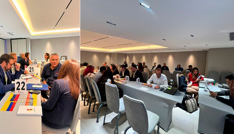 Empresarios de Colombia en Caracas. / Foto: cortesía