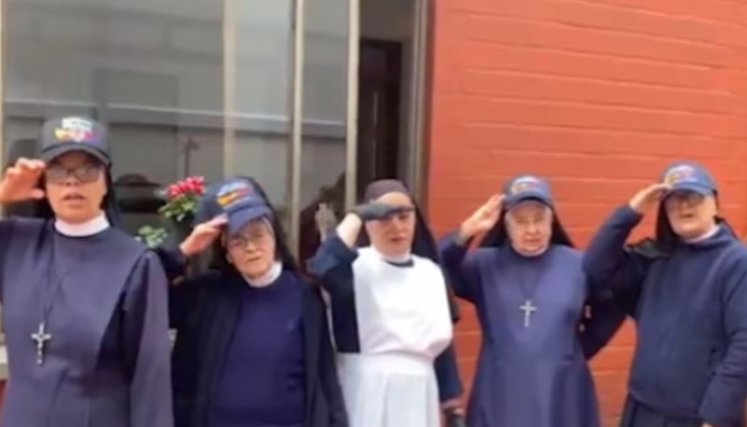 Video | Religiosas apoyando a Abelardo de la Espriella se vuelve viral en redes