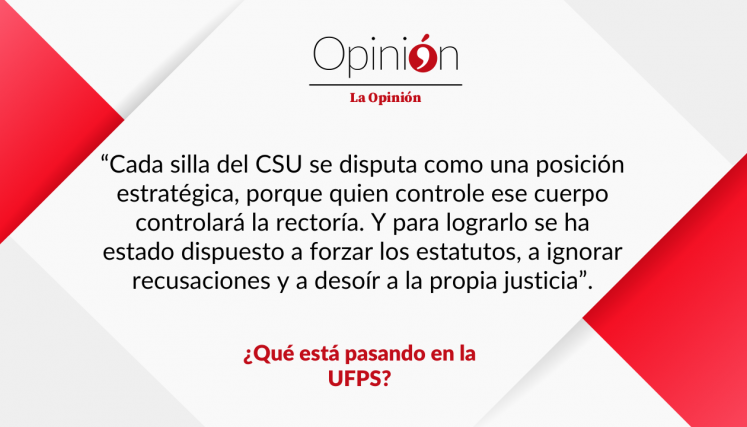 ¿Qué está pasando en la UFPS?