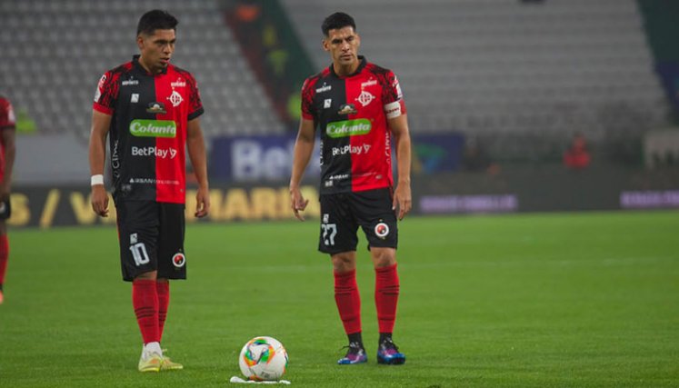 Leider Berdugo y Mauricio Duarte, Cúcuta vs. Once Caldas. 