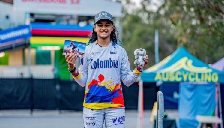 Camila de la Hoz Mundial W2 UCI BMX 2026 de Australia.