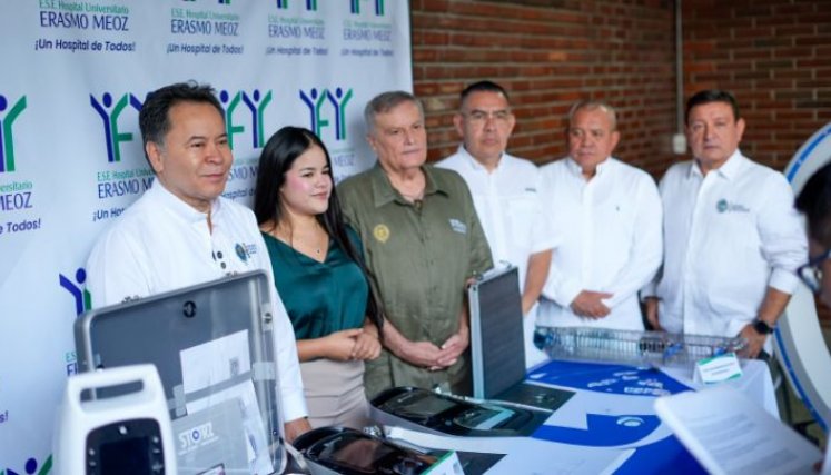 Equipos biomédicos por 18.000 millones de pesos fueron entregados al Meoz./Foto Cortesía
