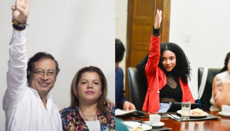 Exesposa de Petro y Juliana Guerrero. Fotos: Colprensa.
