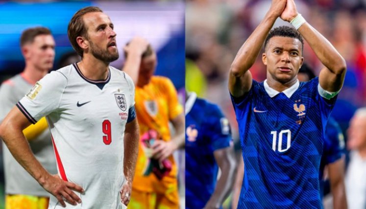 Harry Kane y Kylian Mbappé